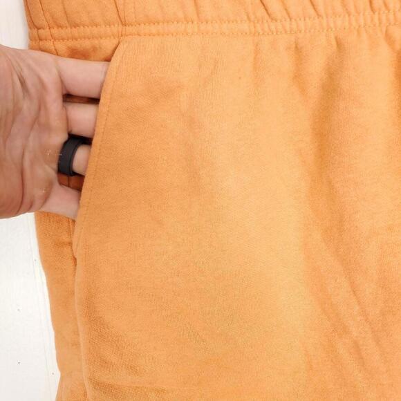 North Face Shorts Womens L Orange Terry Pull On Sweat Casual Comfort Micro Mini - Picture 2 of 9